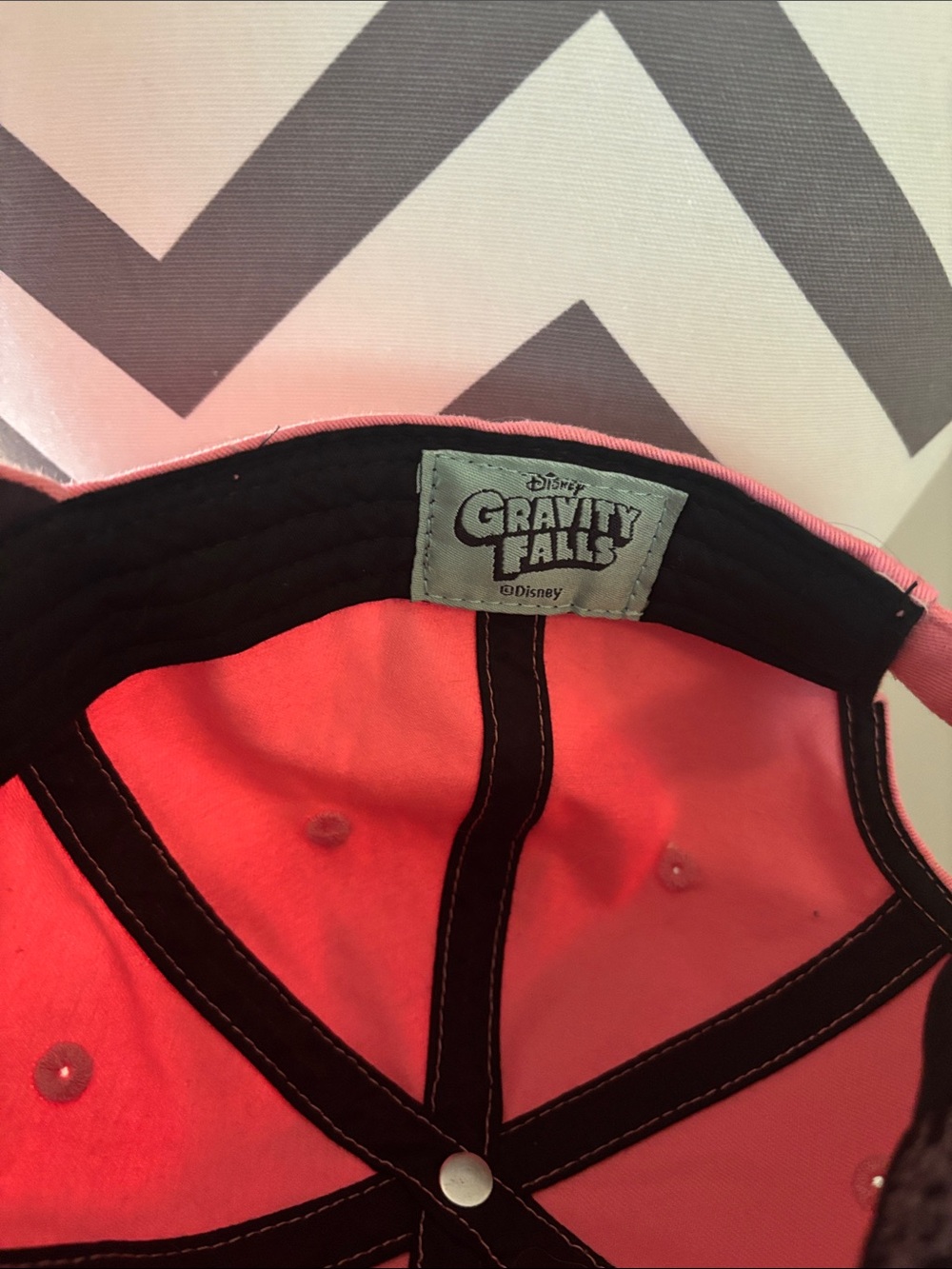 Disney Gravity Falls Pink Baseball Cap - Picture 2 of 5